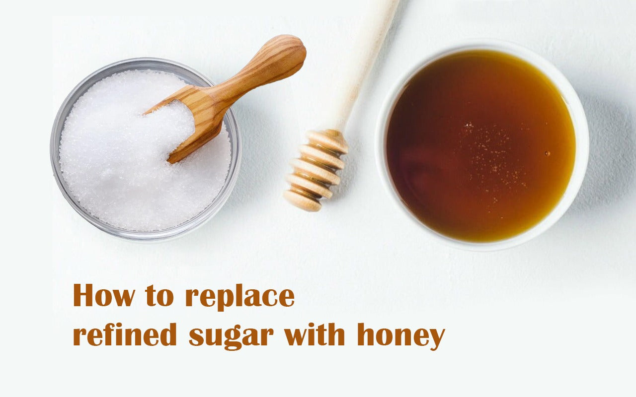 How to replace refined sugar with Honey Loudfood