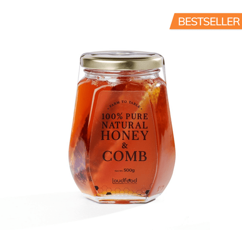 Honey with Comb 500gm (Limited Edition) [Glass Jar] - Loudfood